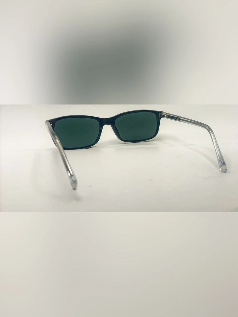 Love Laurel Black Oval Sunglasses Frames Only